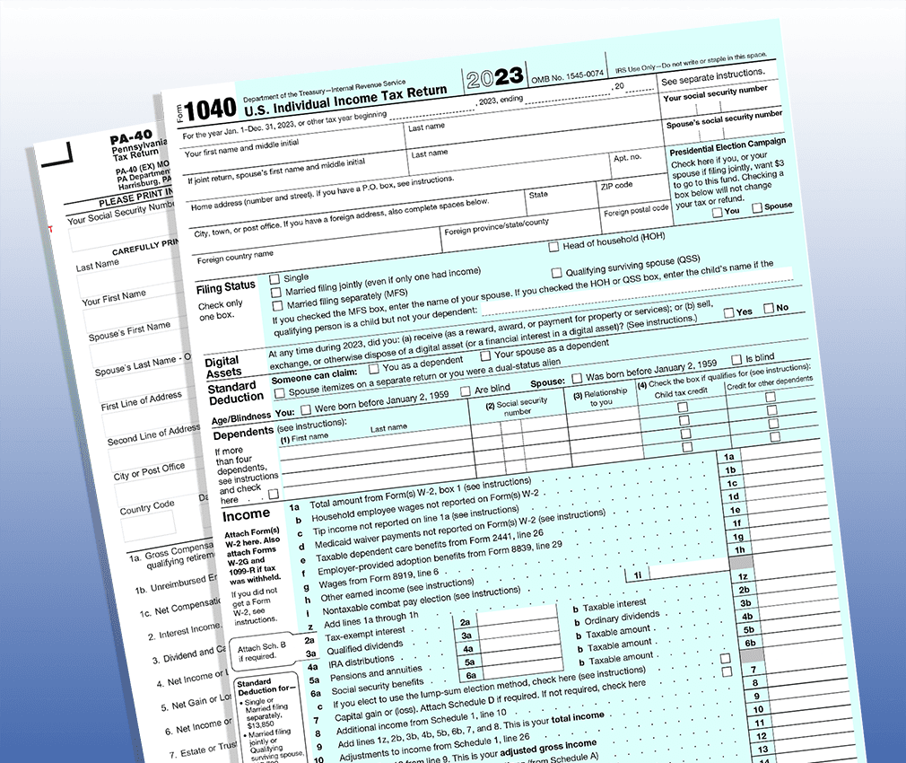 Federal and State Tax Forms