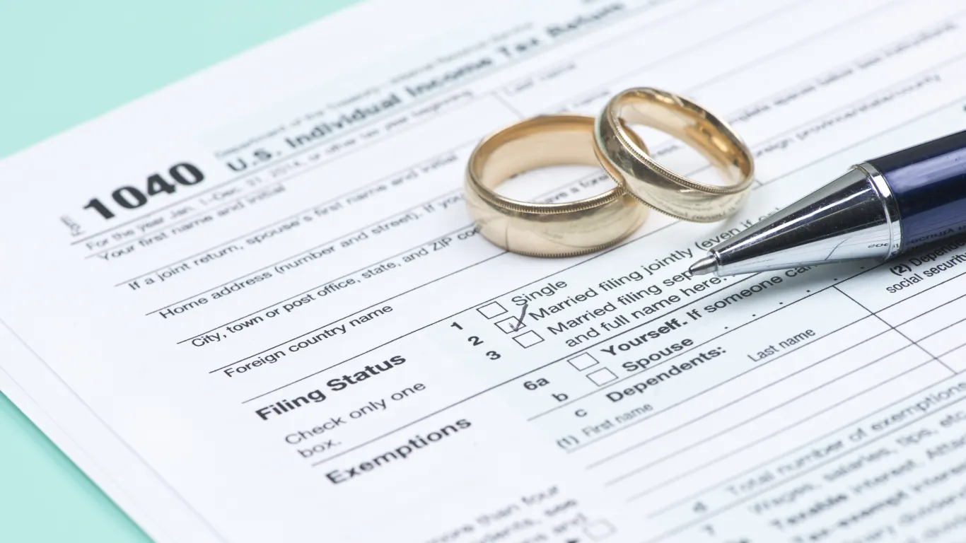 Married couple filing joint tax return