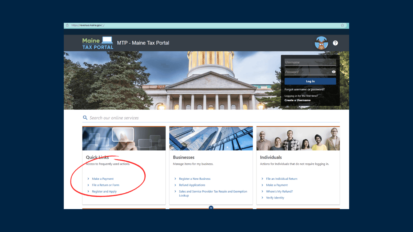 Maine Tax Extension