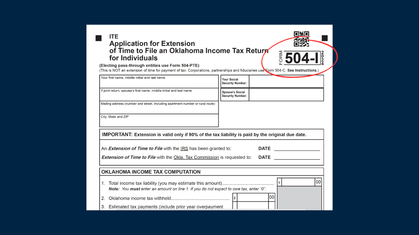 Oklahoma Tax Form