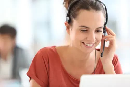 Woman on the phone